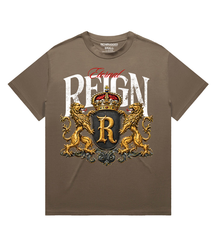 Rich &amp; Rugged Reign Heavyweight T-Shirt Walnut REHREN-WAL | Pro Feet