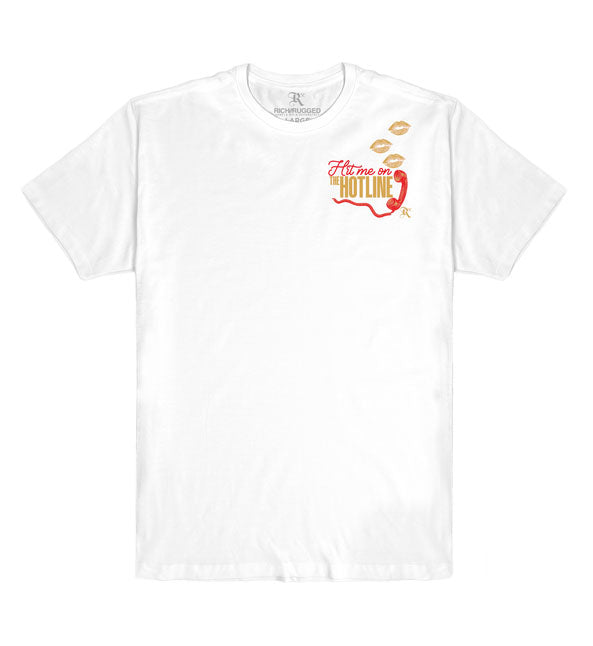 Rich & Rugged The Hotline Tee White | Pro Feet | RRTHL-WHI