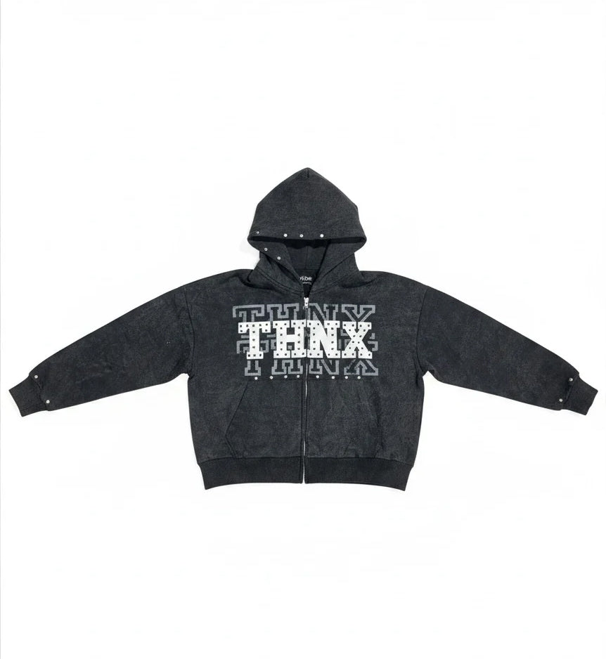 THNX FOR NOTHING AshStone Jacket Black Rustic RUSTICHDY-BLK | Pro Feet