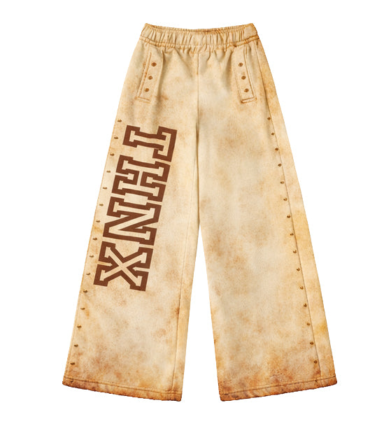 THNX FOR NOTHING Rustic THNX Sweatpants Beige RUSTICPNT-BEI | Pro Feet