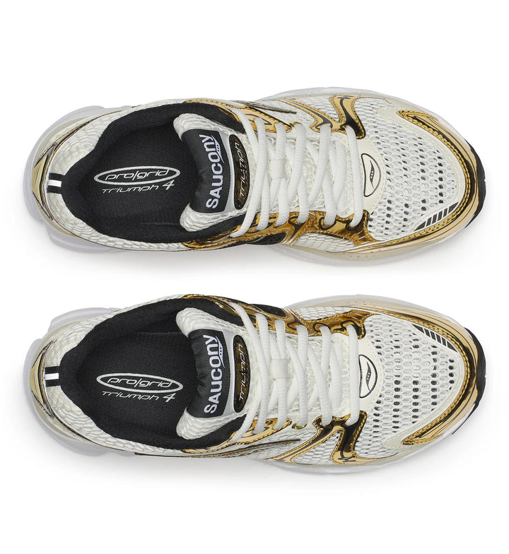 Saucony Women’s ProGrid Triumph 4 Egret Black S101944-1002 | Pro Feet