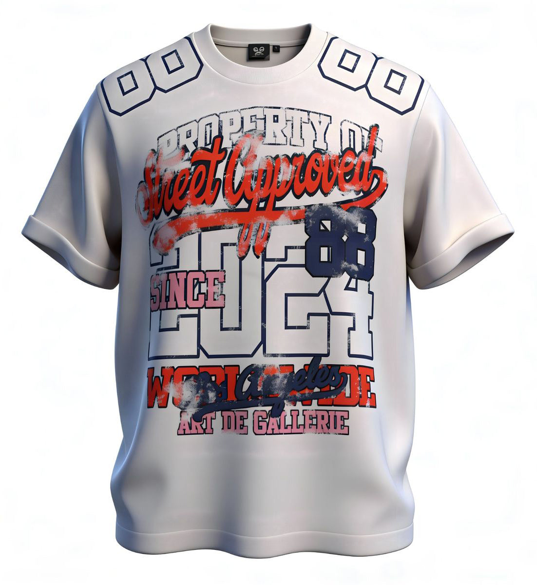 Street Approved STREET 88 Tee White (SAT101) | Pro Feet