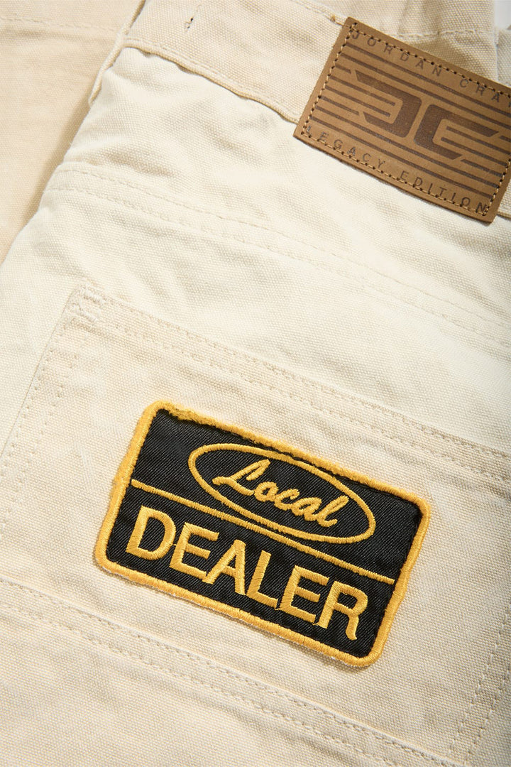 Jordan Craig Xavier Duck Canvas Carpenter Pants Natural SK591775TY | Pro Feet
