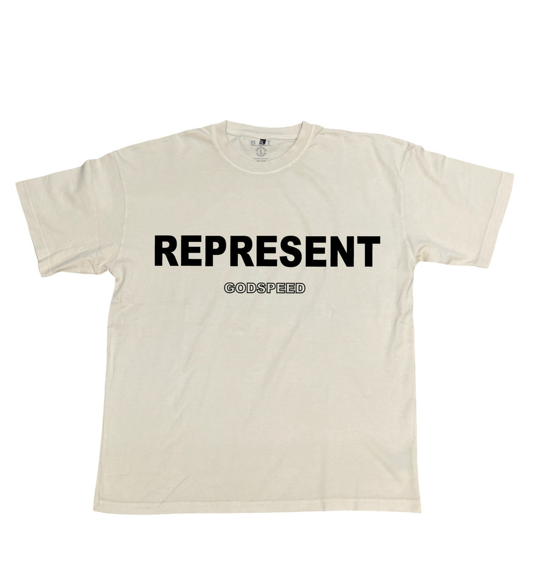 BST Represent Tee - Off White
