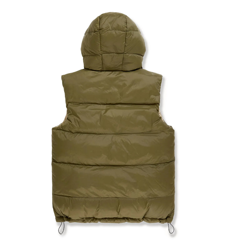 See You In Paradise Divine Puffer Vest Olive SP9385VIP | Pro Feet
