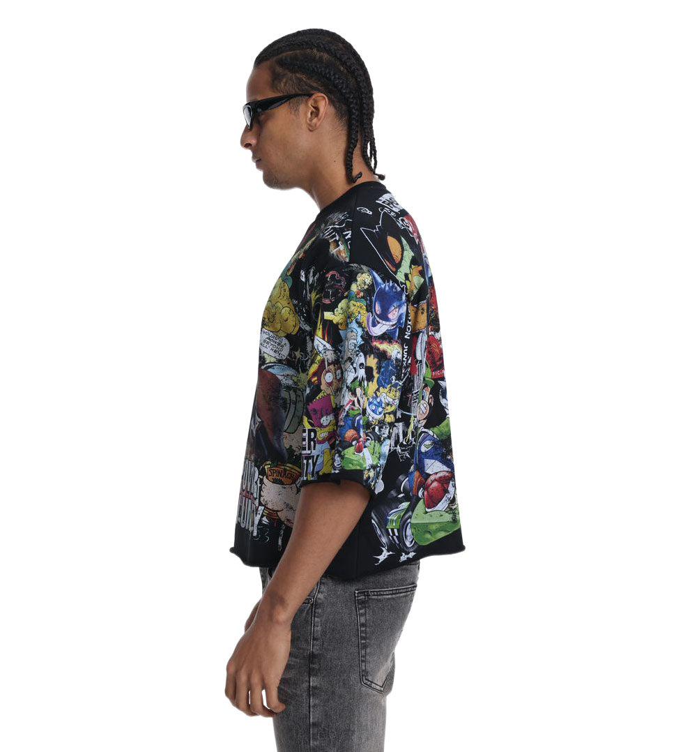 Syndicate Unity Crop Tee Black SQS_CROP 5 | Pro Feet