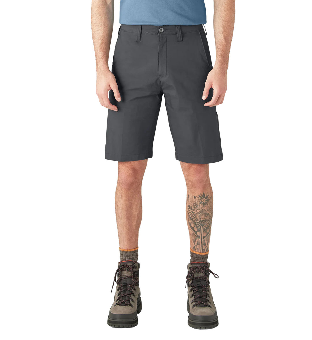 Dickies FLEX Cooling Utility Shorts Charcoal Gray SR601 | Pro Feet