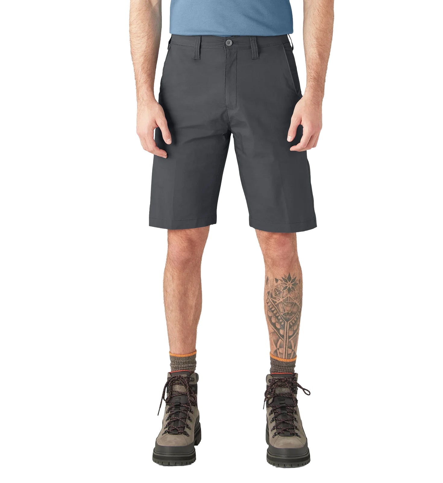Dickies FLEX Cooling Utility Shorts Charcoal Gray SR601 | Pro Feet