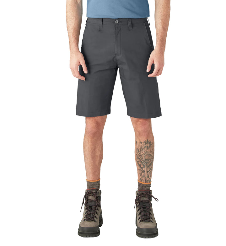 Dickies FLEX Cooling Utility Shorts Charcoal Gray SR601 | Pro Feet