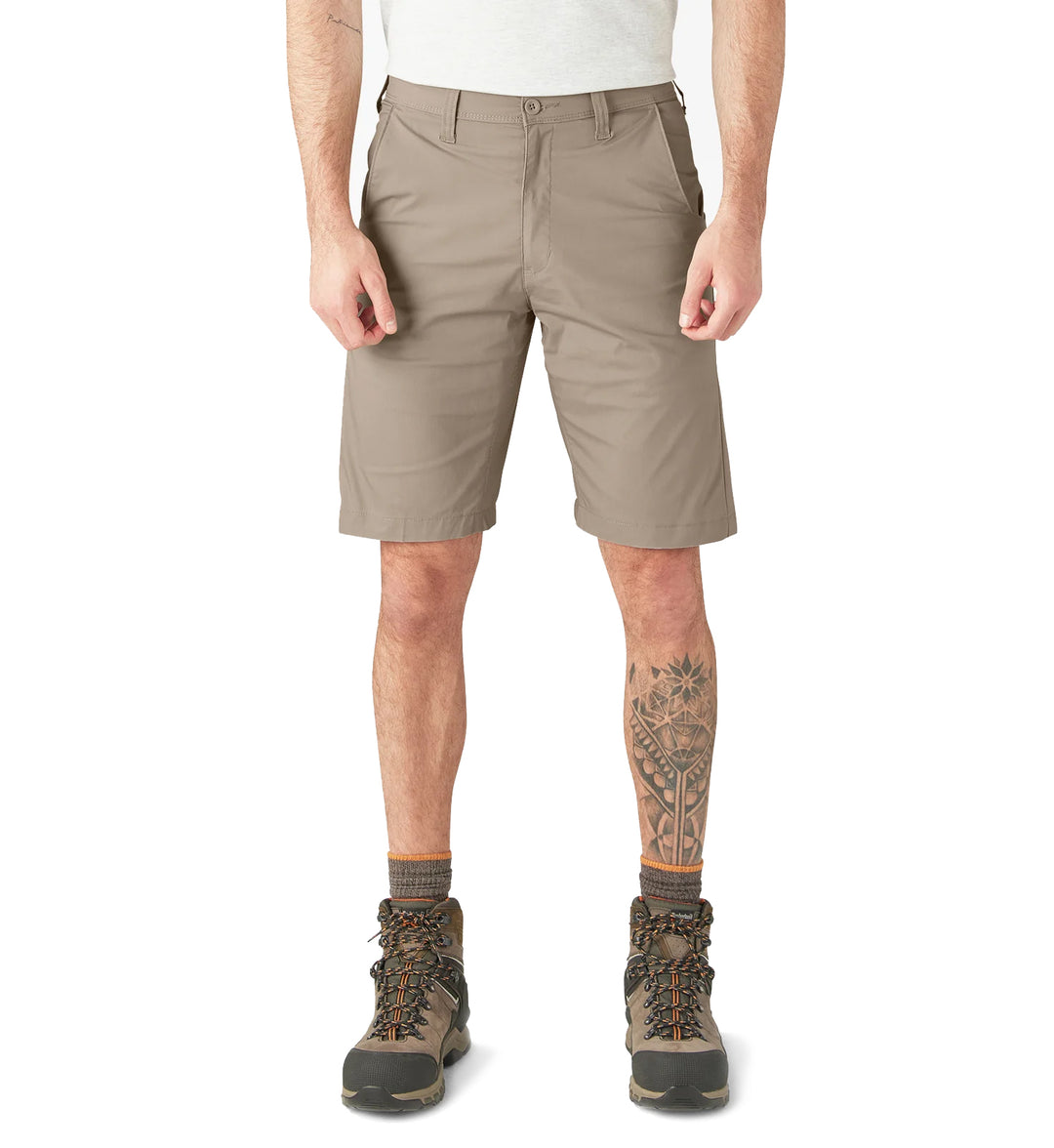 Dickies FLEX Cooling Utility 11” Shorts Desert Sand SR601 | Pro Feet