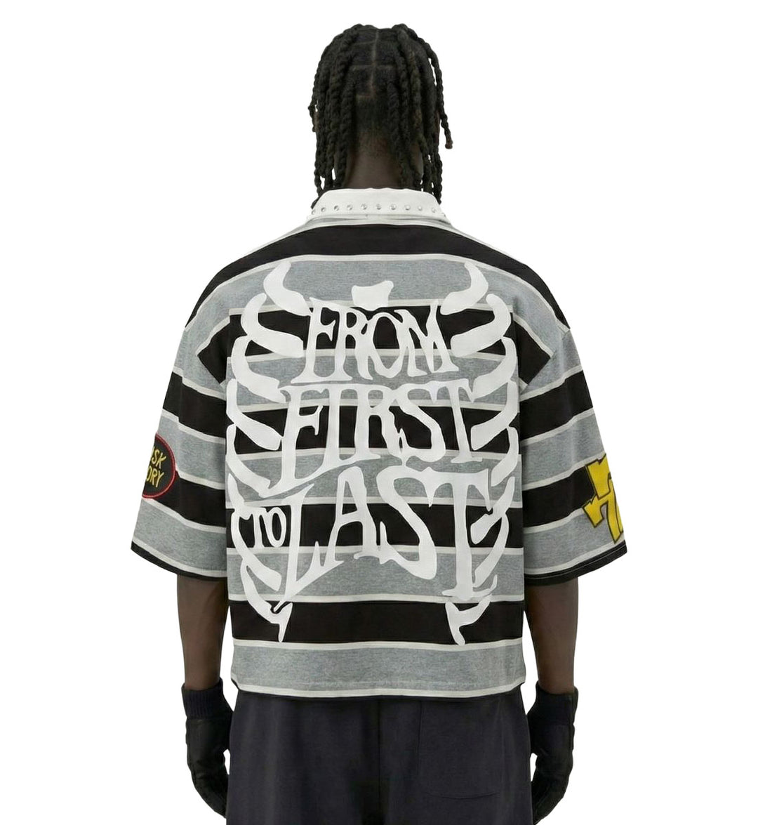 Love to Kleep Knit Patchwork Polo