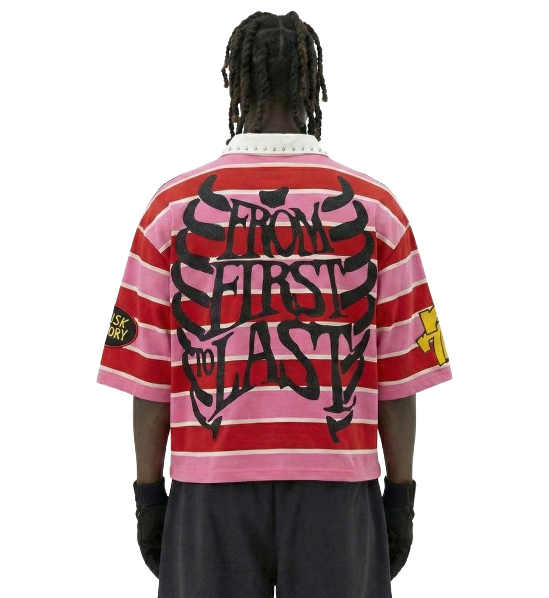 Love to Kleep Knit Patchwork Polo
