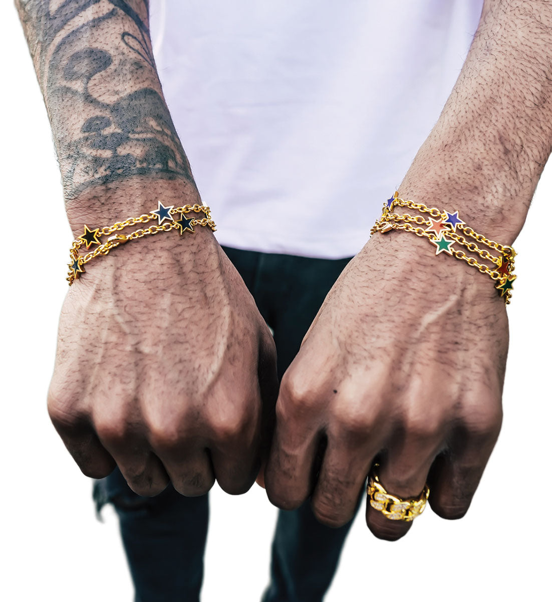 Golden Gilt Star Cleef Bracelet – Gold | Pro Feet