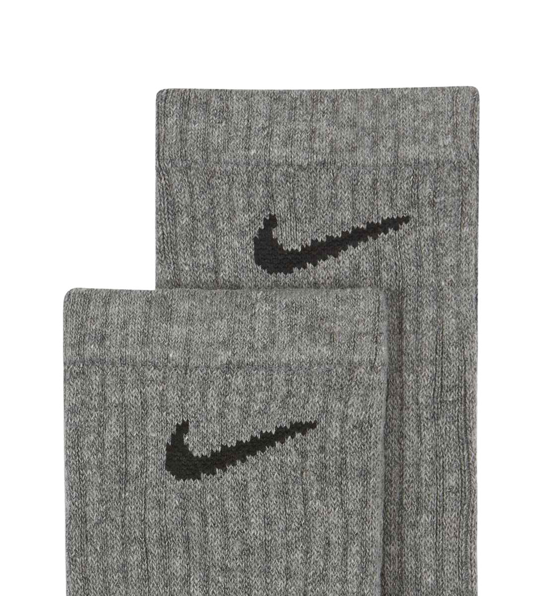 Nike Everyday Cushioned Training Crew Socks “Carbon Heather/Black” (SX7666-064)
