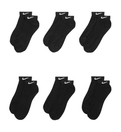 Nike Everyday Cushioned Training Low Socks (6 Pairs) “Black/White” (SX7672-010)