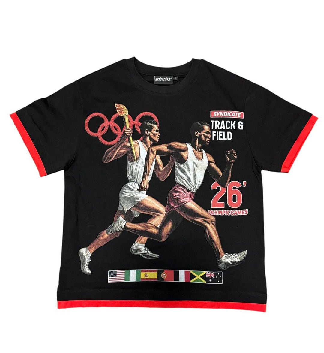 The Syndicate Olympic Tee Black SYN_TEE 19 | Pro Feet