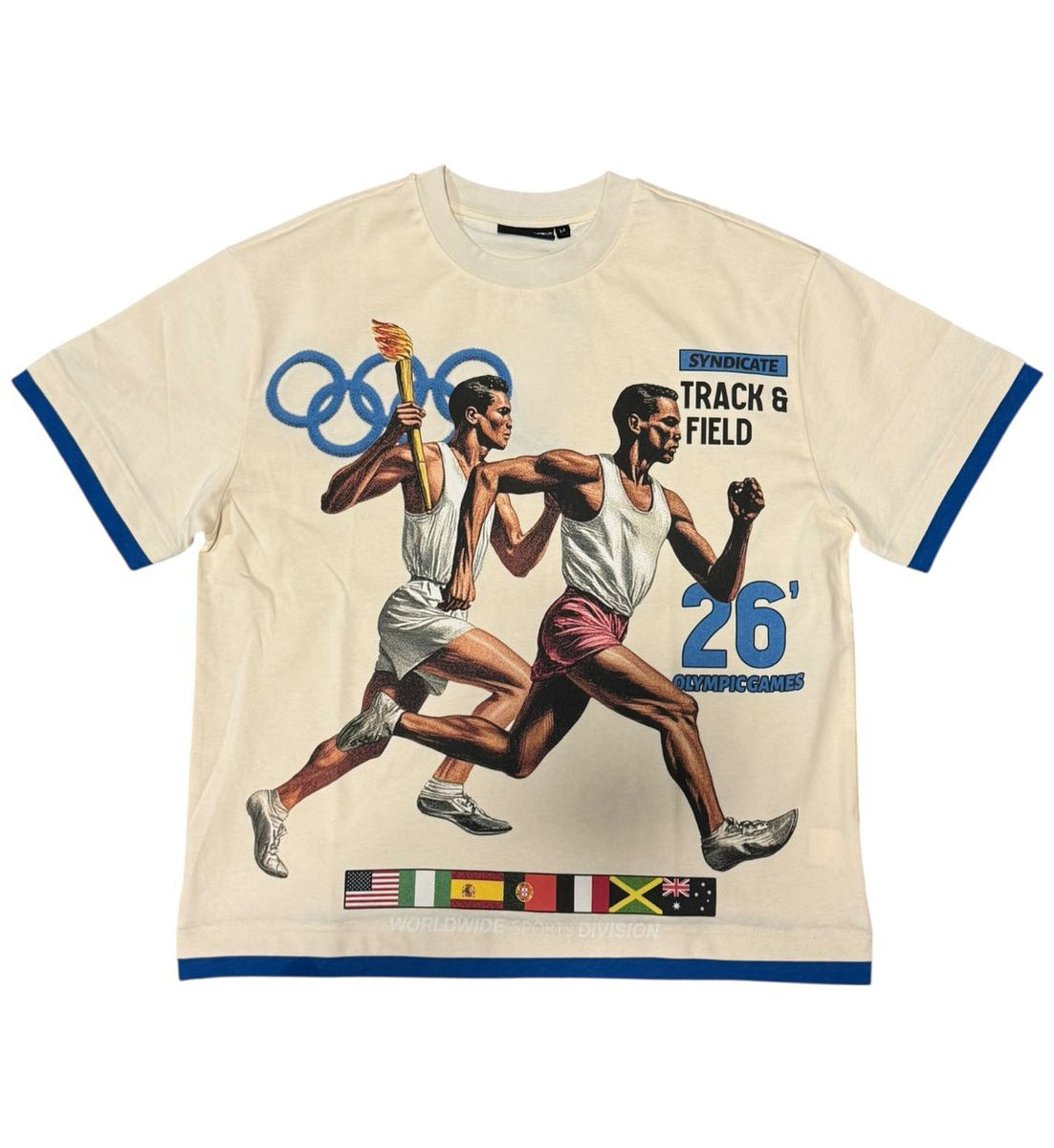 The Syndicate Olympic Tee Cream SYN_TEE 19 | Pro Feet