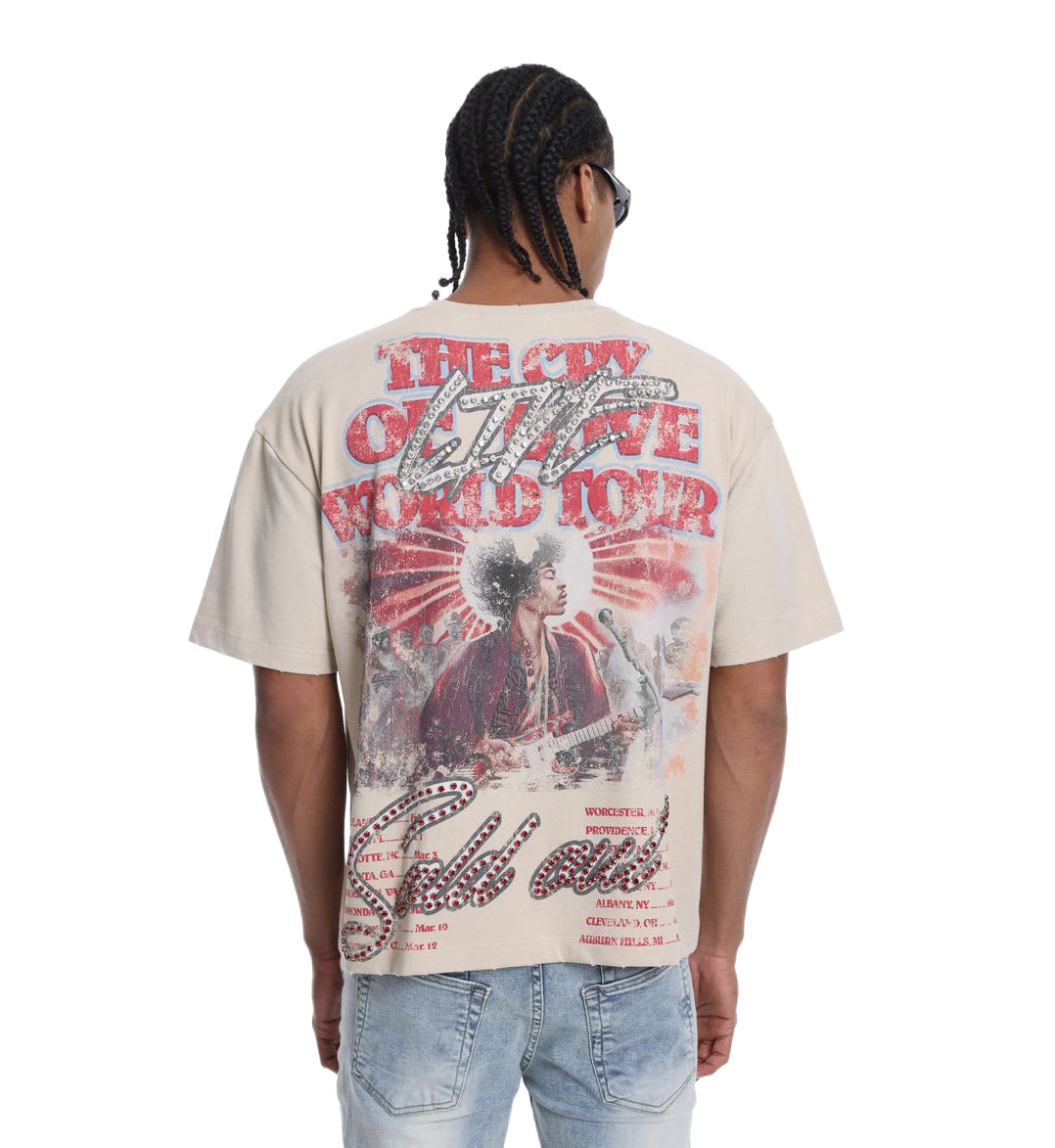 The Syndicate LND Jimi Hendrix Tee Beige SYN_TEE 4 | Pro Feet