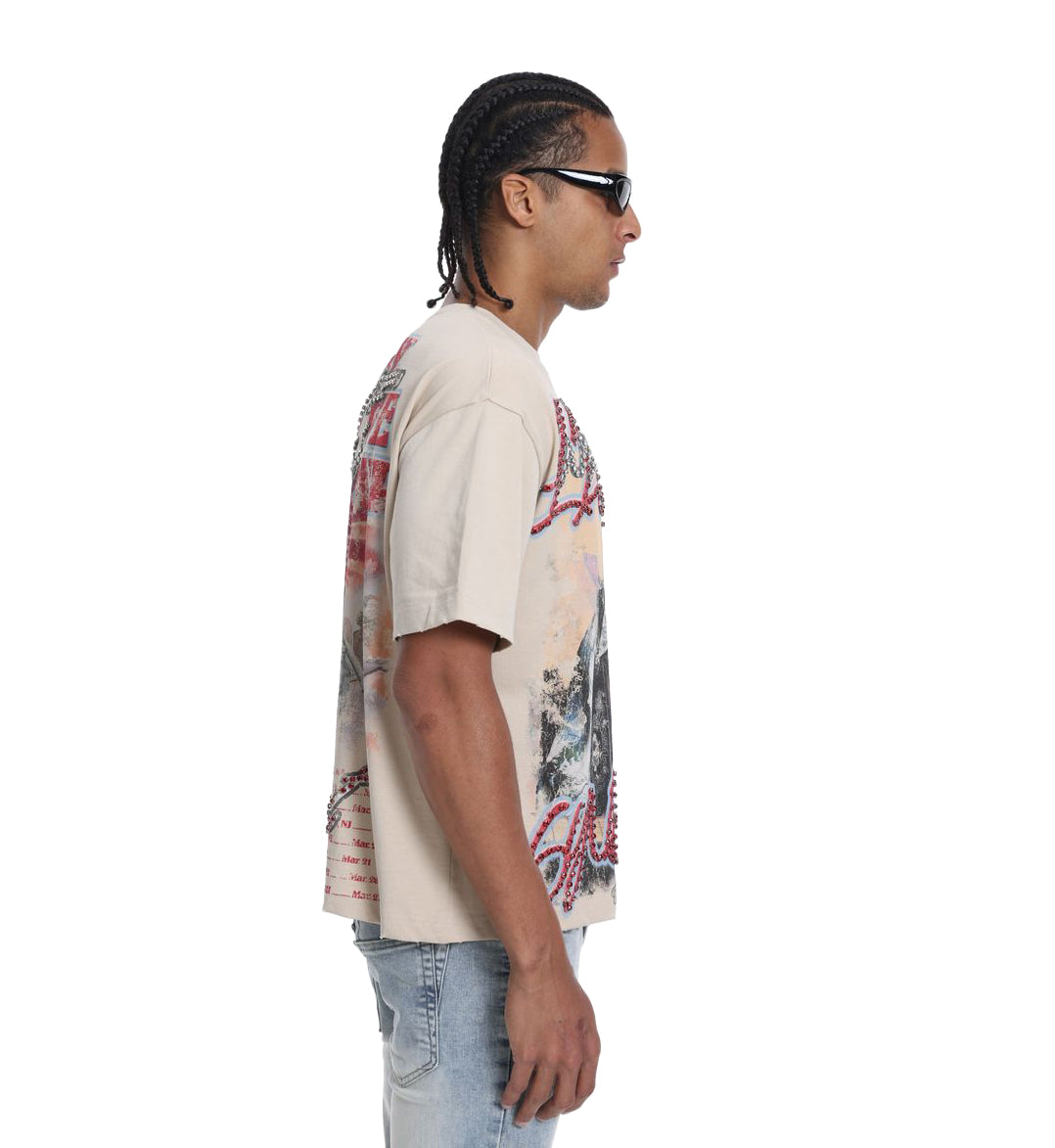 The Syndicate LND Jimi Hendrix Tee Beige SYN_TEE 4 | Pro Feet