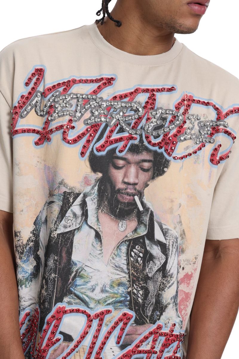 The Syndicate LND Jimi Hendrix Tee Beige SYN_TEE 4 | Pro Feet