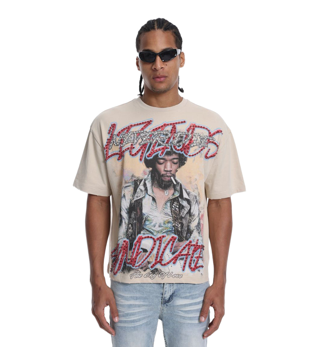 The Syndicate LND Jimi Hendrix Tee Beige SYN_TEE 4 | Pro Feet