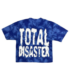BKYS SAINT Double Side Cropped T-Shirt Blue T1479 | Pro Feet