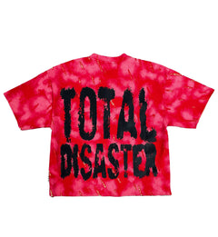 BKYS SAINT Double Side Cropped T-Shirt Red T1479 | Pro Feet