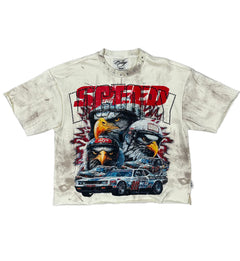 BKYS Speed Cropped T-Shirt Cream T1501 | Pro Feet