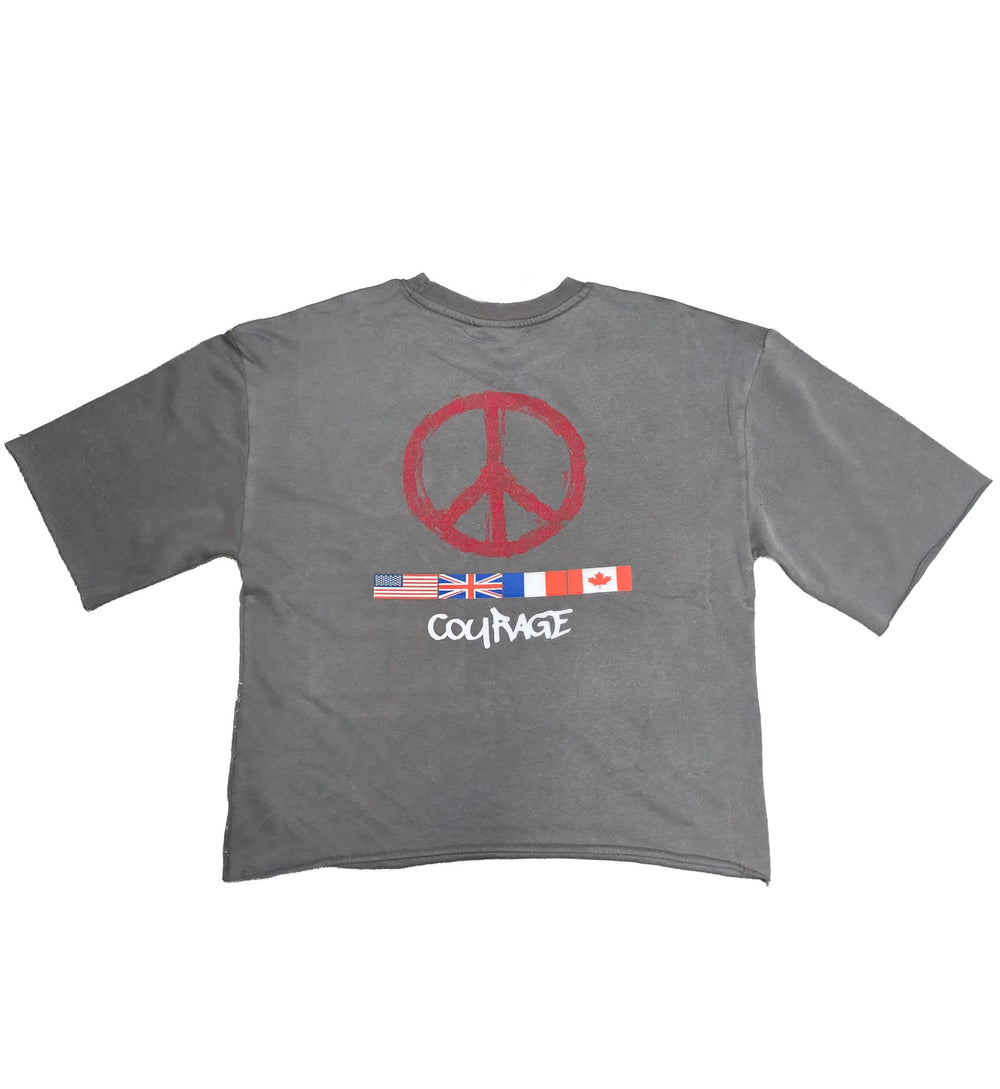 PJ Mark D-Day Courage Crop Vintage Grey (T25148-GR)