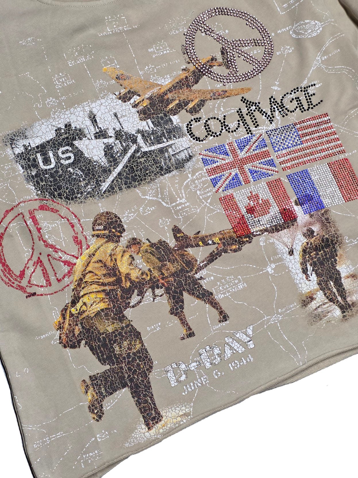 PJ Mark D-Day Courage Crop Tee
