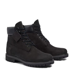 Timberland Premium 6-Inch Waterproof Boot Black Nubuck TB010073001 | Pro Feet
