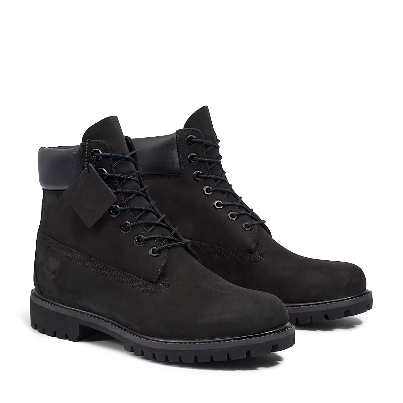 Timberland Premium 6-Inch Waterproof Boot Black Nubuck TB010073001 | Pro Feet