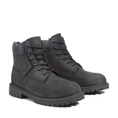 Timberland Premium 6-Inch Waterproof Boot GS Black Nubuck TB012907001 | Pro Feet