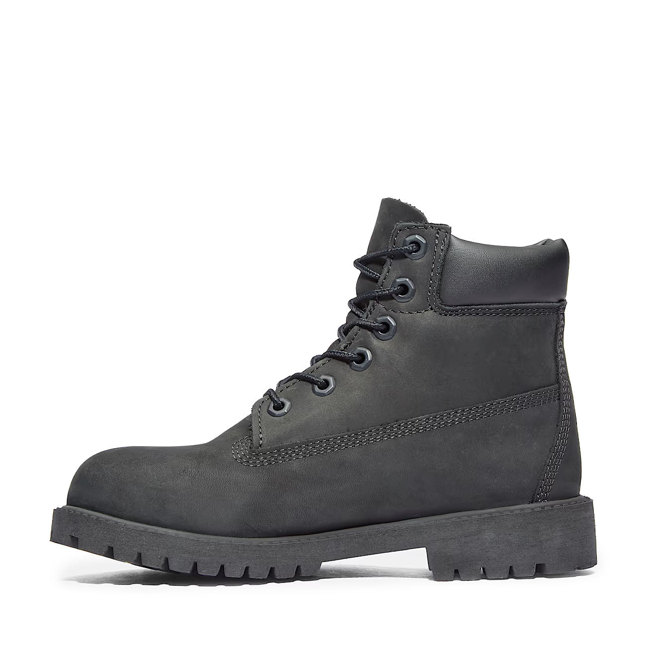 Timberland Premium 6-Inch Waterproof Boot GS Black Nubuck TB012907001 | Pro Feet