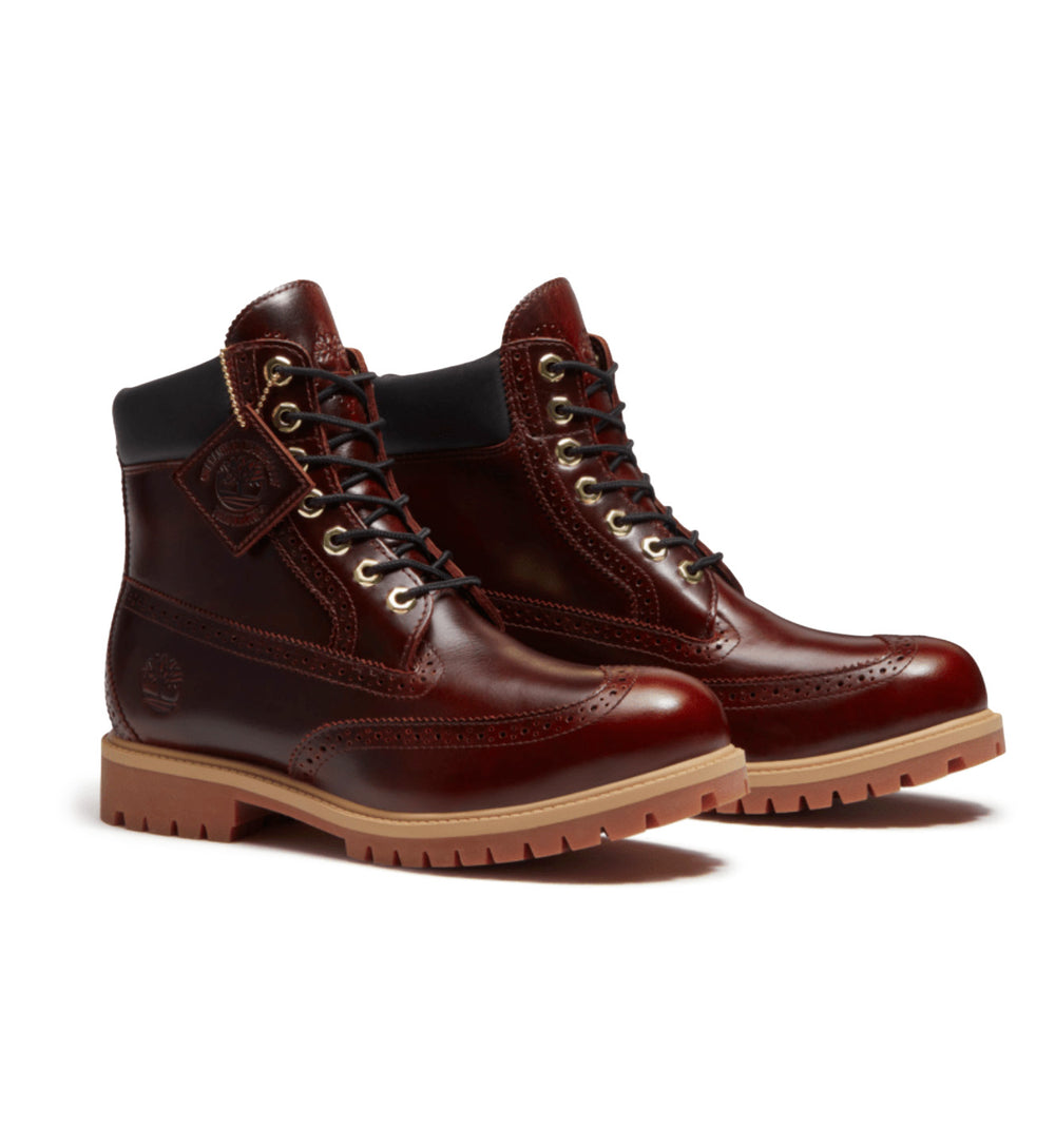 Timberland Heritage 6-Inch Waterproof Boot Burgundy TB0A2A8V | Pro Feet