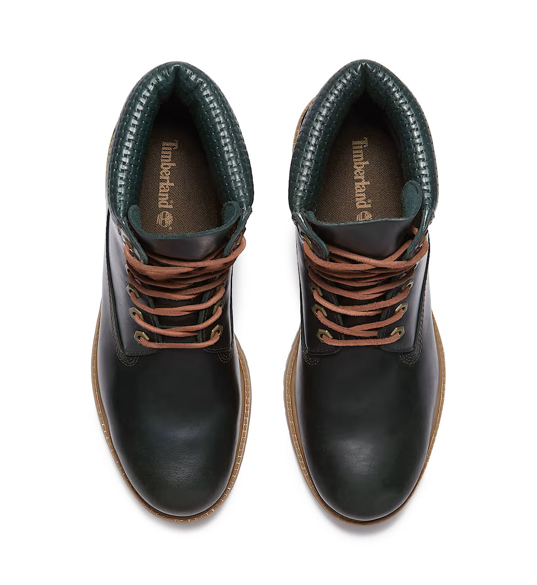 Timberland Premium 6-Inch Waterproof Boot Dark Green Full Grain TB0A2P6WEEQ | Pro Feet