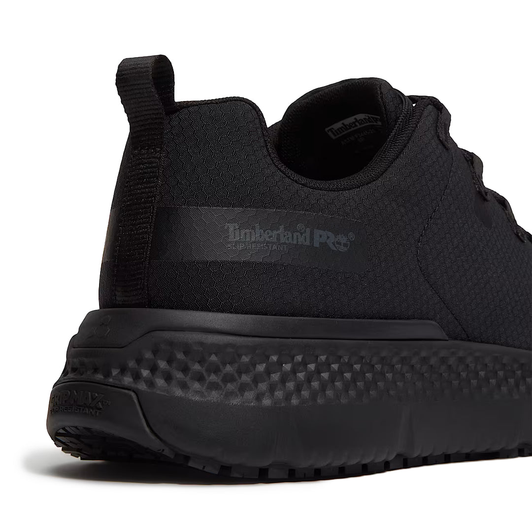 Timberland PRO Men’s Power Shift Slip-Resistant Hospitality Work Sneaker Black Ripstop Nylon TB0A67GQEL0 | Pro Feet