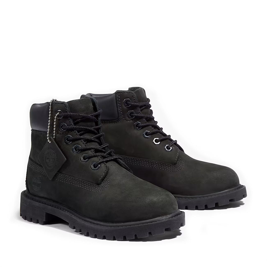 Timberland Premium 6-Inch Waterproof Boot PS Black Nubuck TB112707001 | Pro Feet