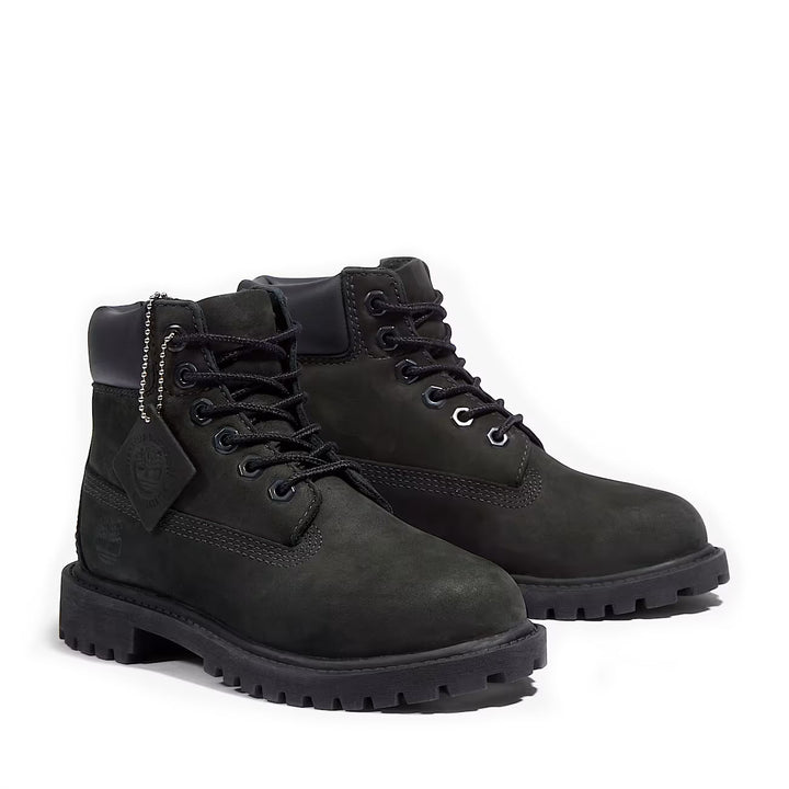 Timberland Premium 6-Inch Waterproof Boot PS Black Nubuck TB112707001 | Pro Feet