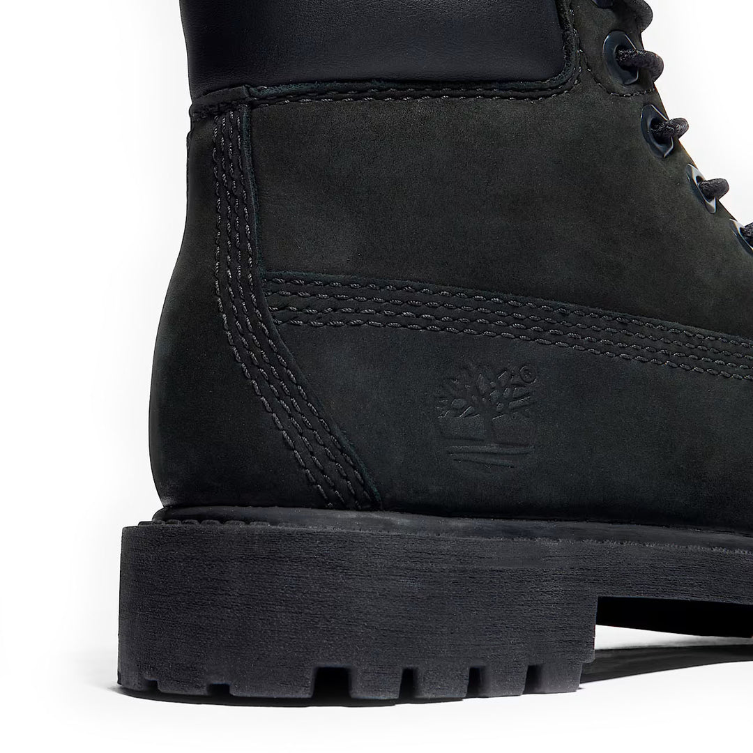 Timberland Premium 6-Inch Waterproof Boot PS Black Nubuck TB112707001 | Pro Feet