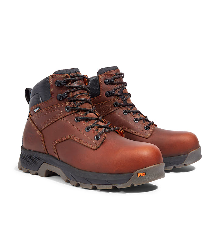 Timberland PRO TiTAN EV Waterproof Work Boot Teak Brown TB1A42FY214 | Pro Feet