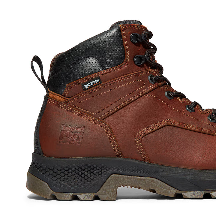 Timberland PRO TiTAN EV Waterproof Work Boot Teak Brown TB1A42FY214 | Pro Feet