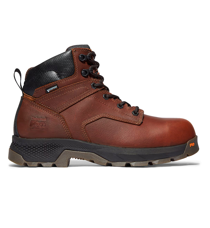 Timberland PRO TiTAN EV Waterproof Work Boot Teak Brown TB1A42FY214 | Pro Feet
