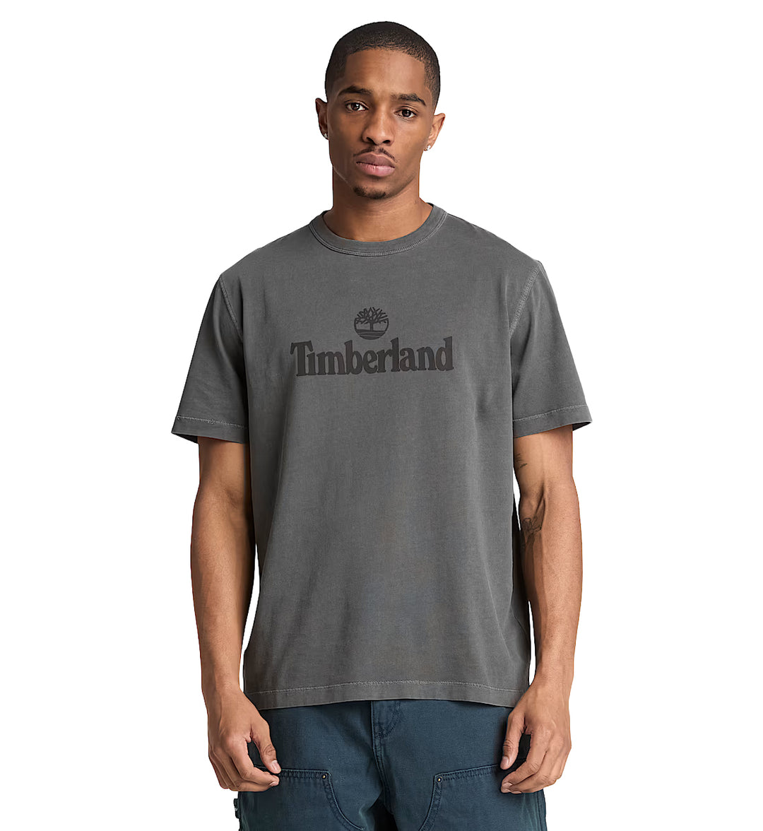 Timberland Men’s South Cabot Garment Dye Short-Sleeve T-Shirt Black Wash TBC0YHBP | Pro Feet