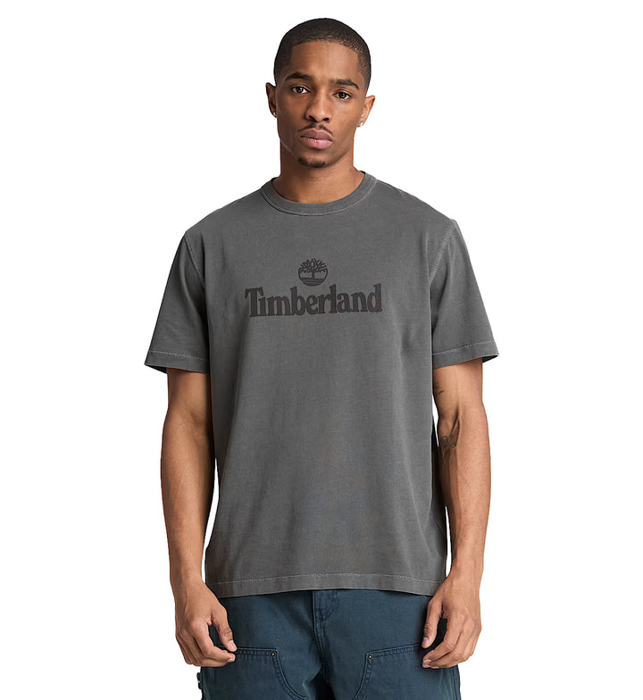 Timberland Men’s South Cabot Garment Dye Short-Sleeve T-Shirt Black Wash TBC0YHBP | Pro Feet