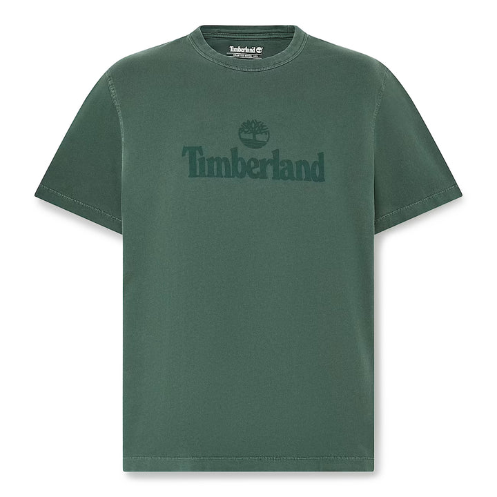Timberland Men’s South Cabot Garment Dye Short-Sleeve T-Shirt Dark Teal Wash TBC0YHBP | Pro Feet