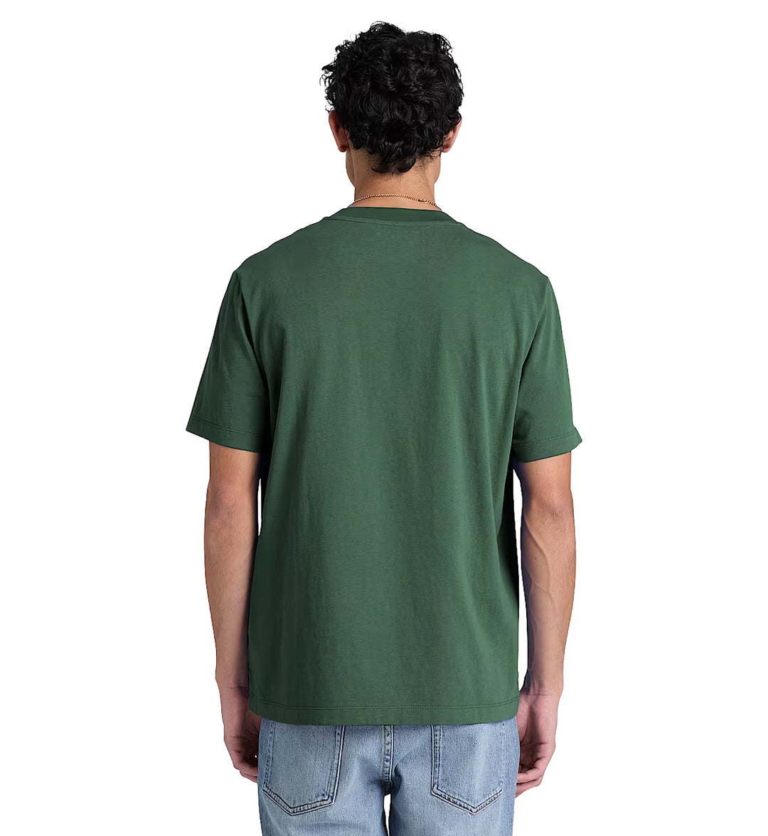 Timberland Men’s Silicon Badge Short-Sleeve T-Shirt Sycamore TBC0YHBV | Pro Feet
