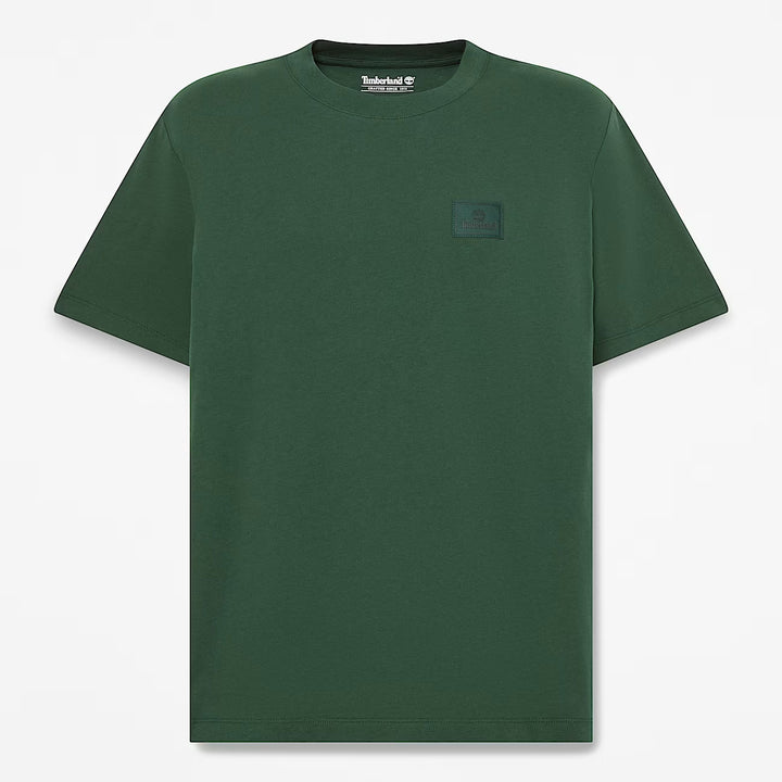 Timberland Men’s Silicon Badge Short-Sleeve T-Shirt Sycamore TBC0YHBV | Pro Feet
