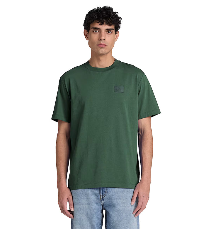 Timberland Men’s Silicon Badge Short-Sleeve T-Shirt Sycamore TBC0YHBV | Pro Feet