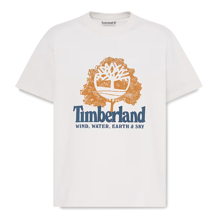 Timberland Men’s Elements Graphic T-Shirt Vintage White TBC0YHF0 | Pro Feet